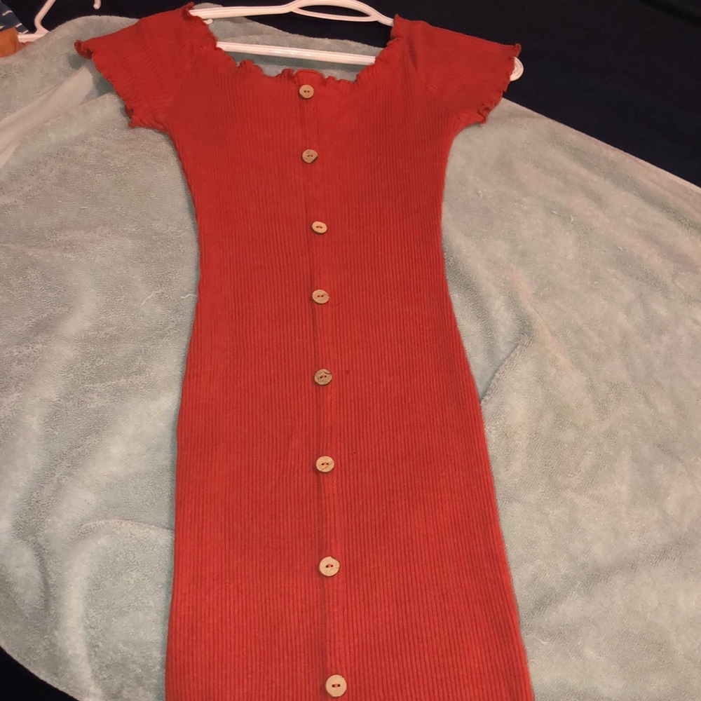 Orange dress